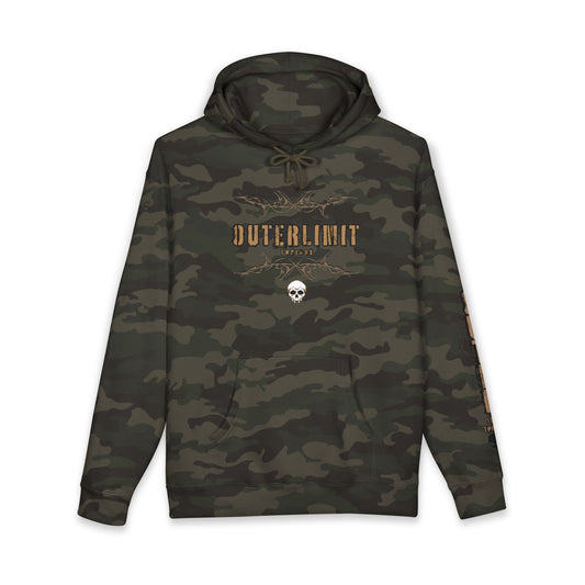 OuterLimits Skull Graphic Hoodie — Gothic Streetwear Pullover