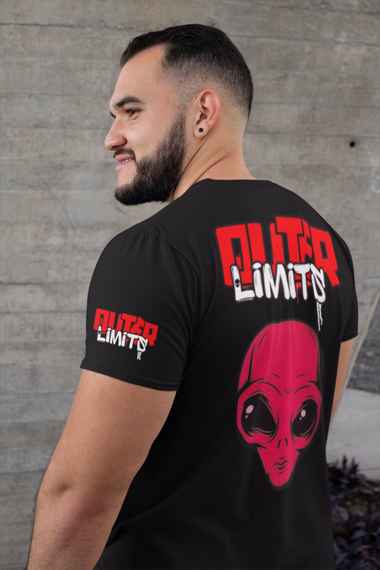 Red Alien Outer Limits Tee