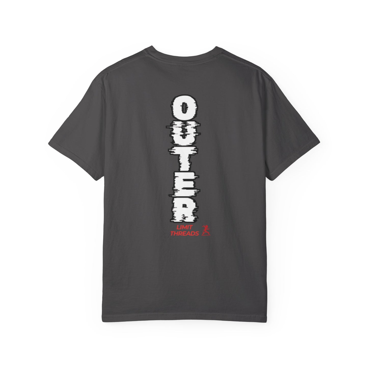 Garment-Dyed T-Shirt — 'Limitless' Split  Streetwear Graphic