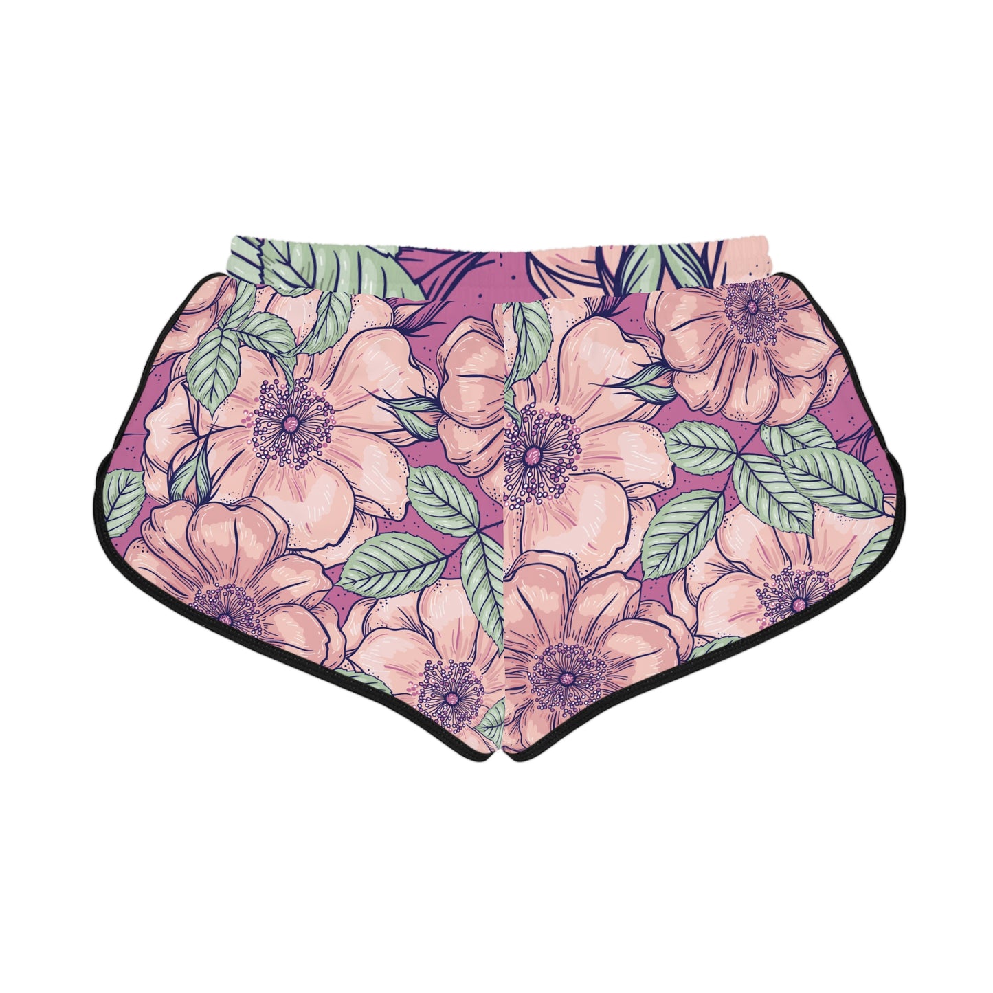 Relaxed Shorts - Outer Limits Flower Design