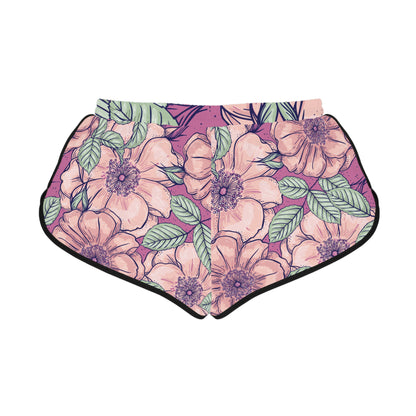 Relaxed Shorts - Outer Limits Flower Design