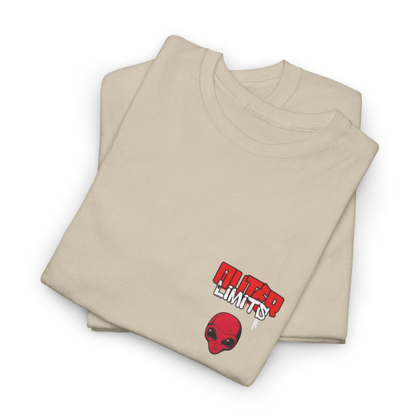Red Alien Outer Limits Tee