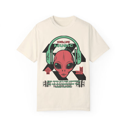 Unisex Music Festival Alien T-shirt