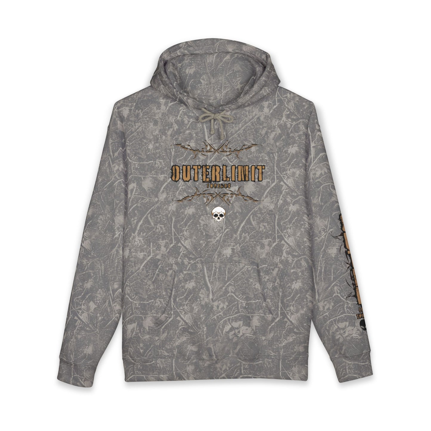 OuterLimits Skull Graphic Hoodie — Gothic Streetwear Pullover