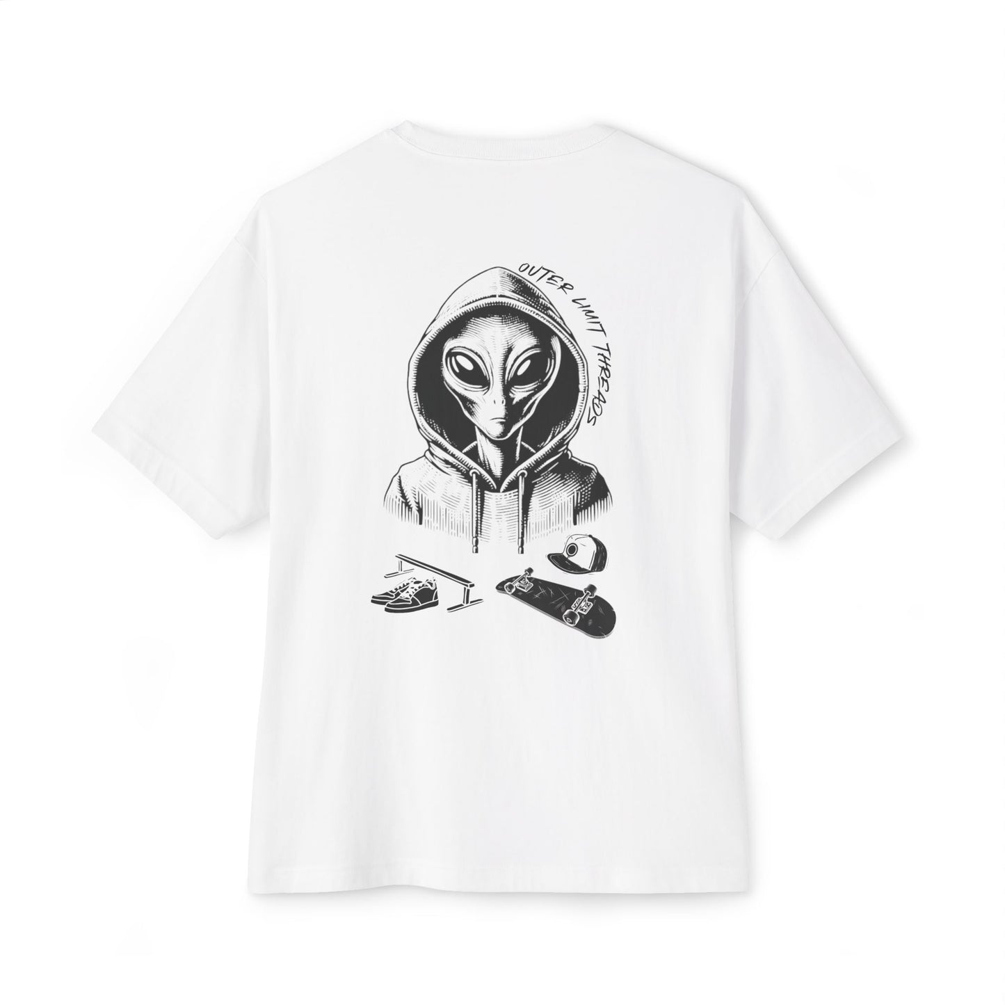 outer limits skate Oversized Boxy Tee