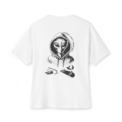 outer limits skate Oversized Boxy Tee