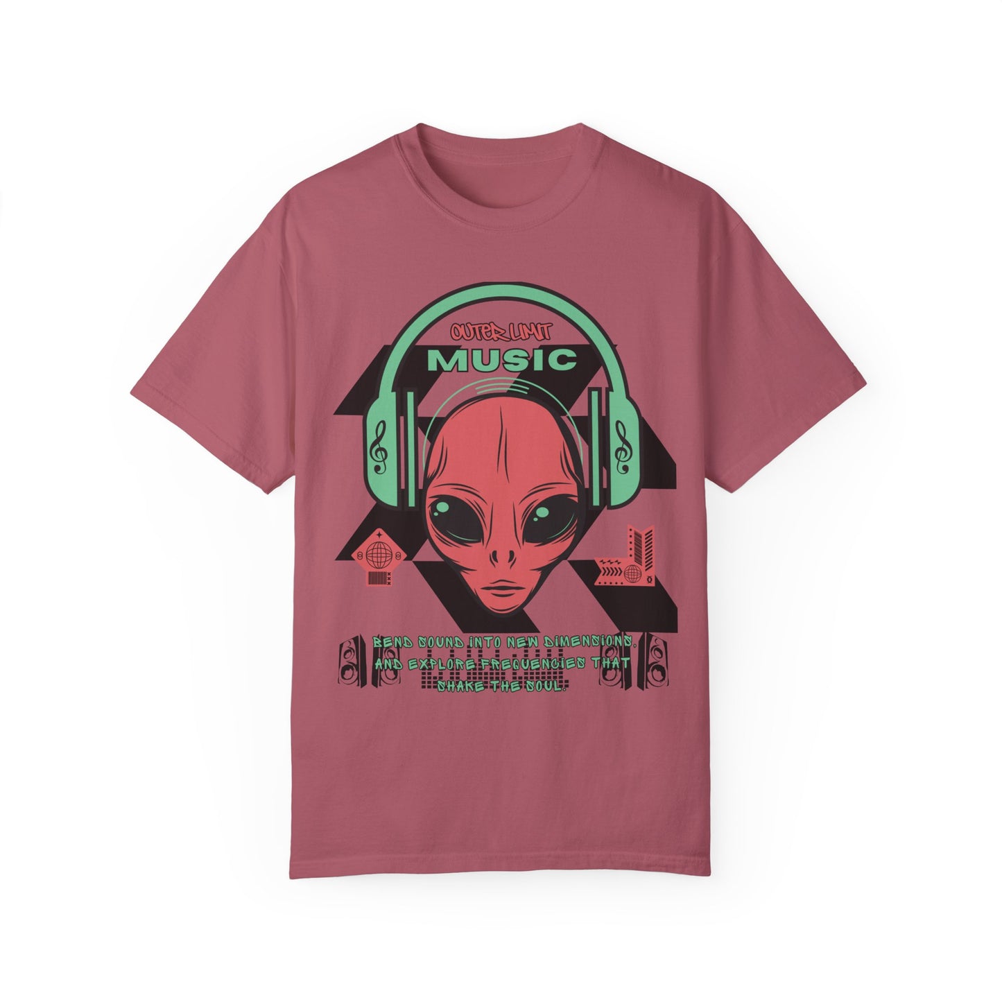 Unisex Music Festival Alien T-shirt
