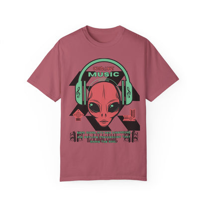 Unisex Music Festival Alien T-shirt