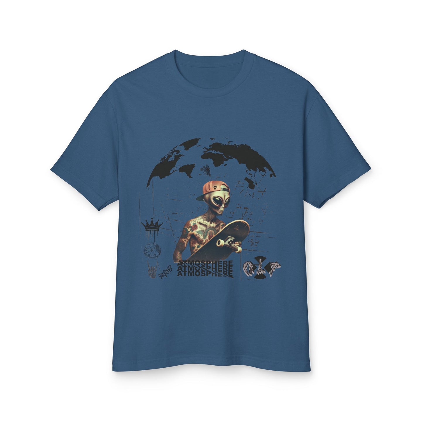 outer limits alien skate shirt