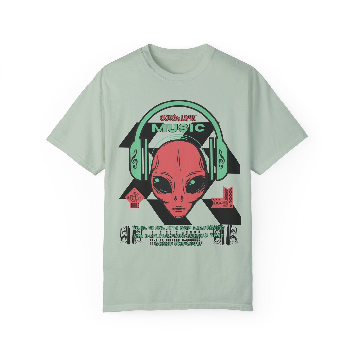 Unisex Music Festival Alien T-shirt