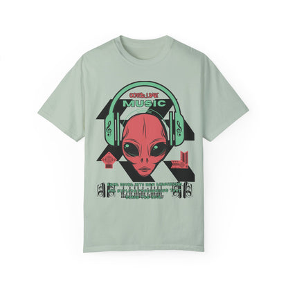 Unisex Music Festival Alien T-shirt