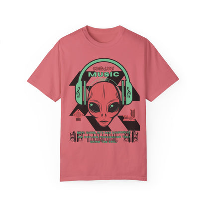 Unisex Music Festival Alien T-shirt