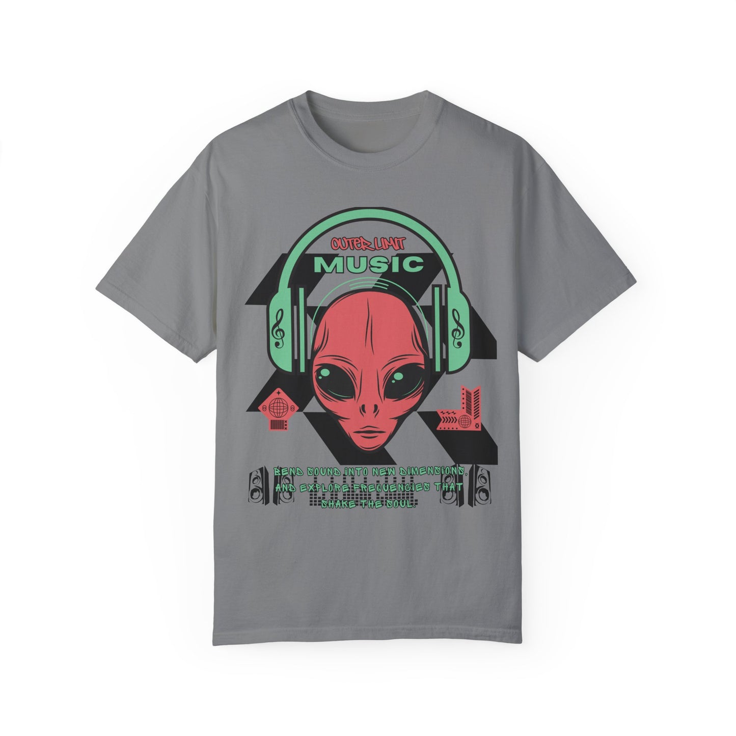 Unisex Music Festival Alien T-shirt