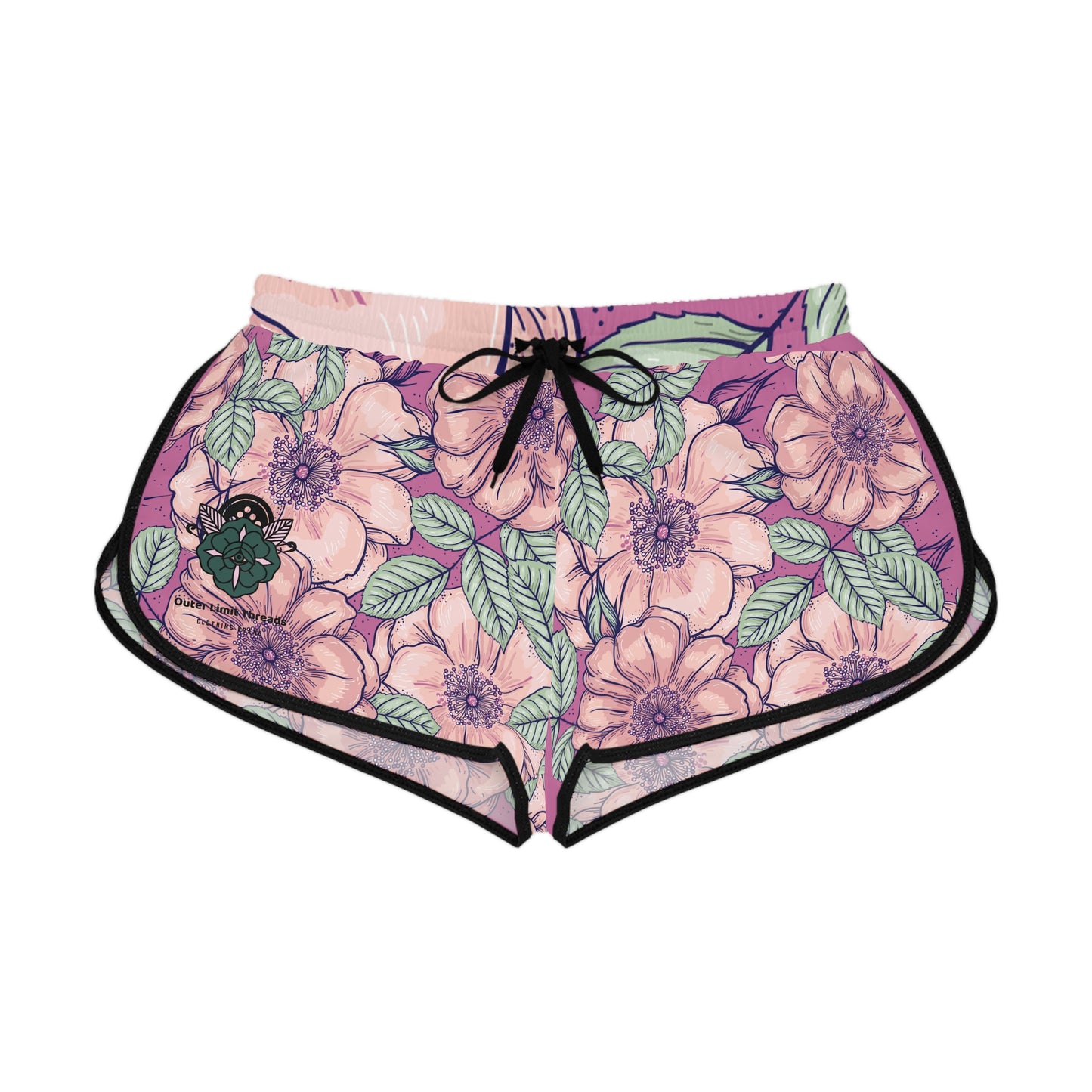 Relaxed Shorts - Outer Limits Flower Design