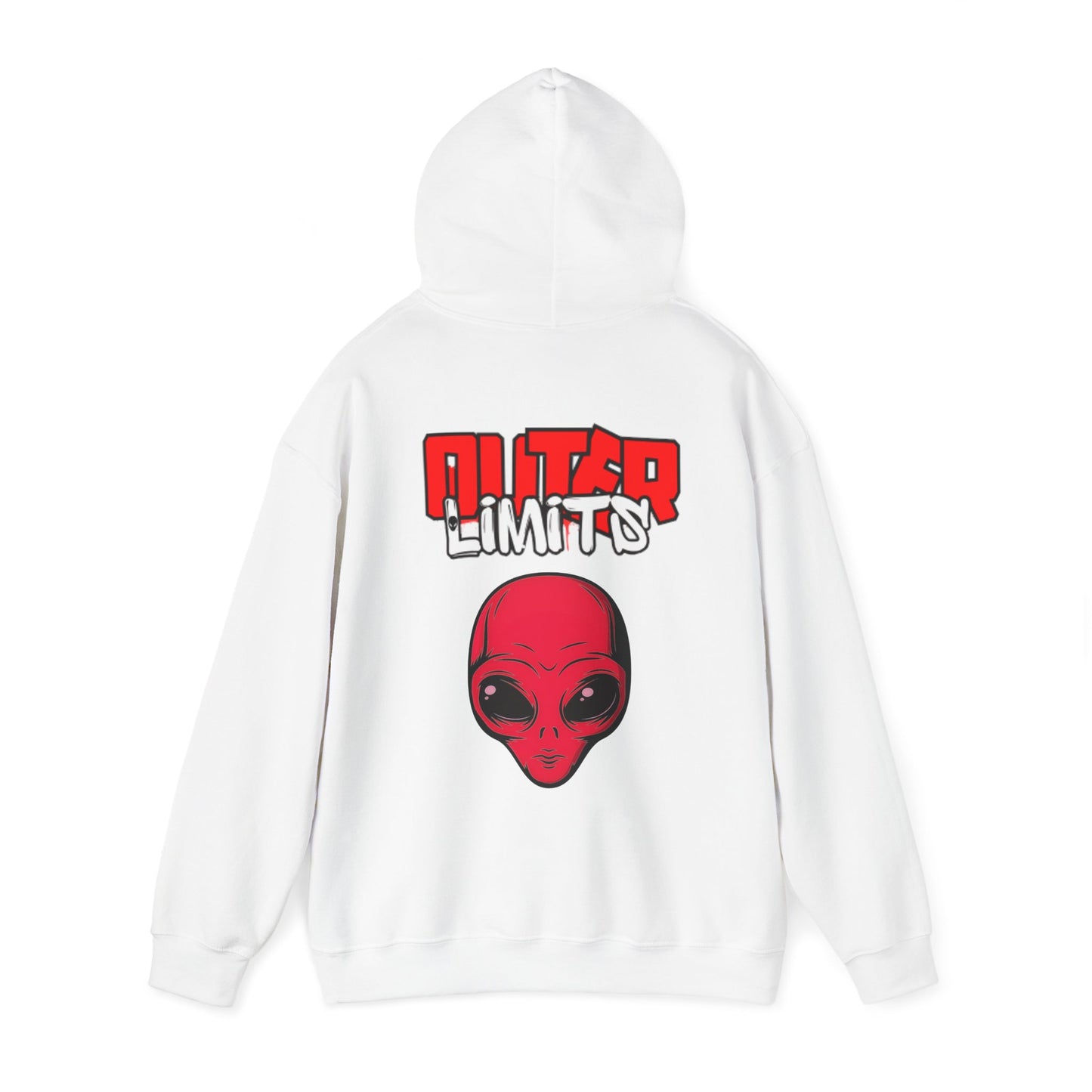 Outer Limits alien Heavy Blend Hooded Sweatshirt