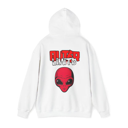 Outer Limits alien Heavy Blend Hooded Sweatshirt