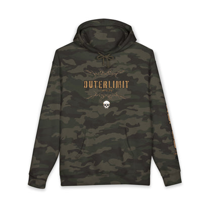 OuterLimits Skull Graphic Hoodie — Gothic Streetwear Pullover