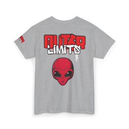 Red Alien Outer Limits Tee