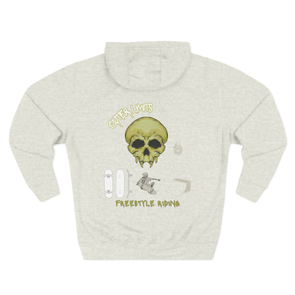 Alien Skateboard Fleece Hoodie