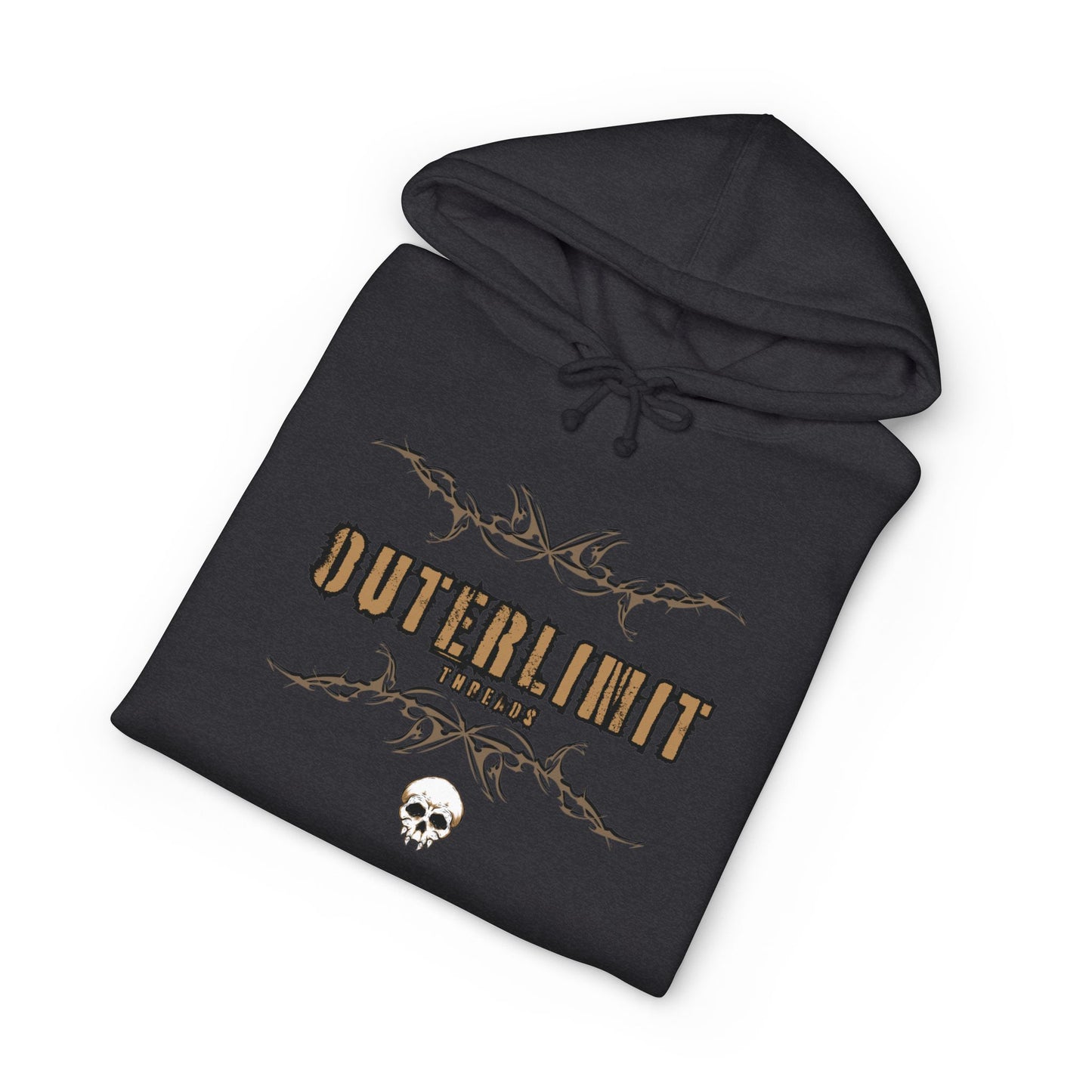 OuterLimits Skull Graphic Hoodie — Gothic Streetwear Pullover