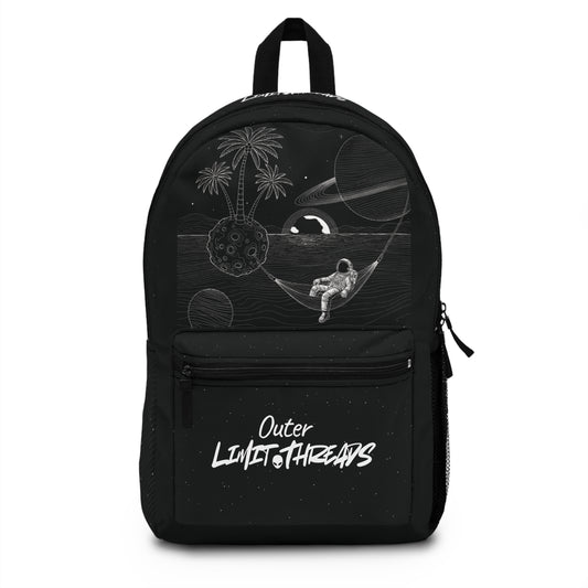 Space Explorer Backpack — Astronaut Hammock Graphic School Bag