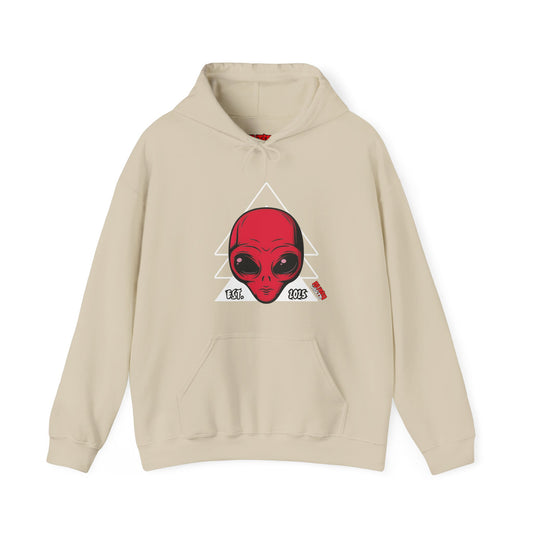 Outer Limits Red Alien Hoodie
