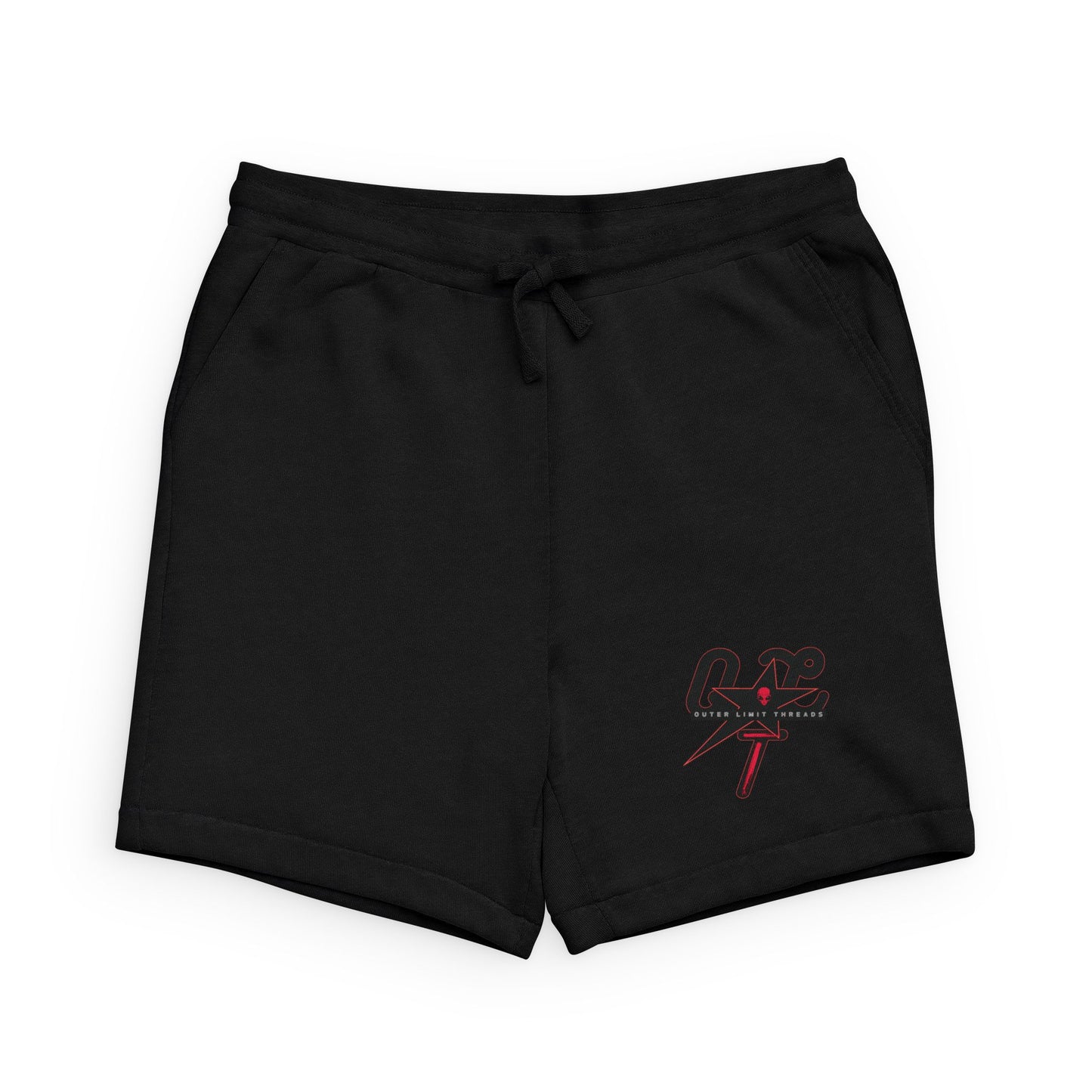 Graphic Sweatshorts — Black '69' Vintage Racing Pocket Shorts