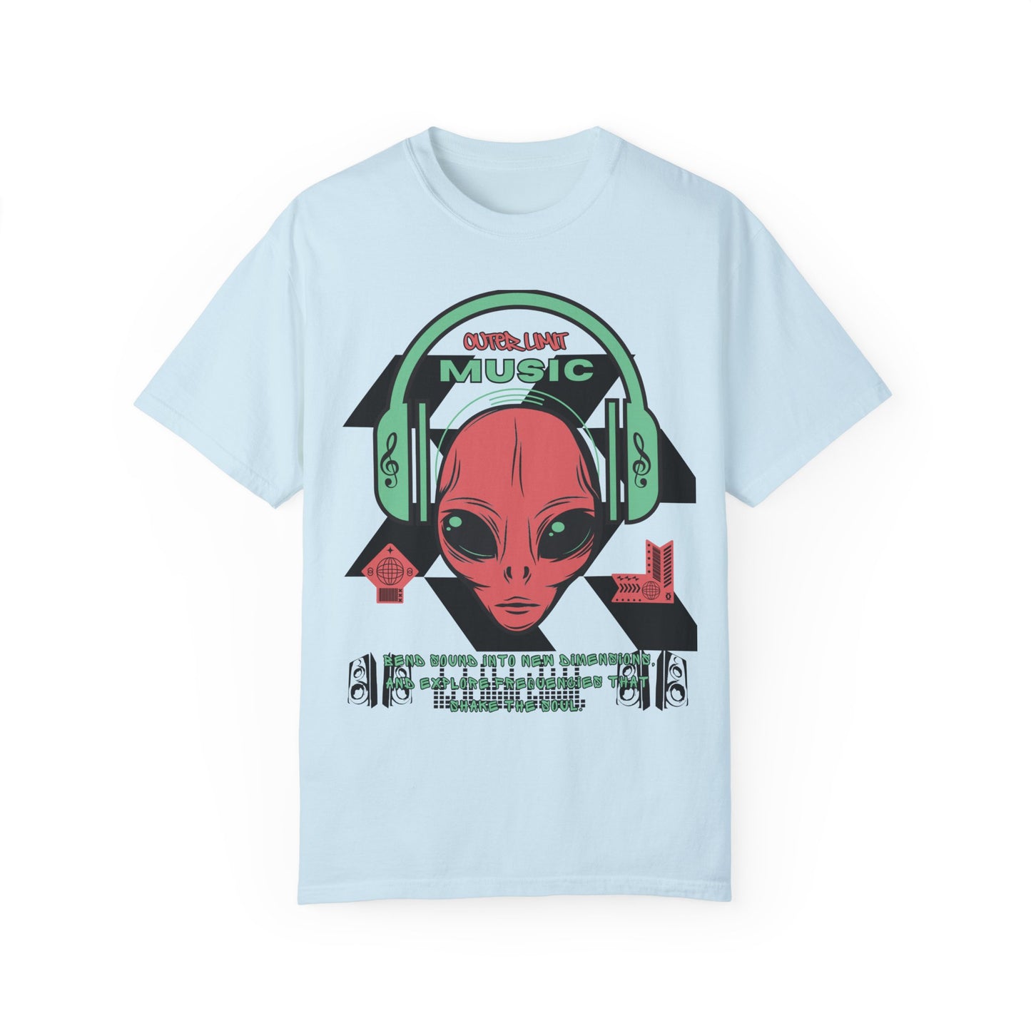 Unisex Music Festival Alien T-shirt
