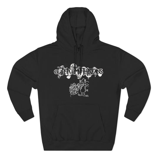 Three-Panel Fleece Hoodie