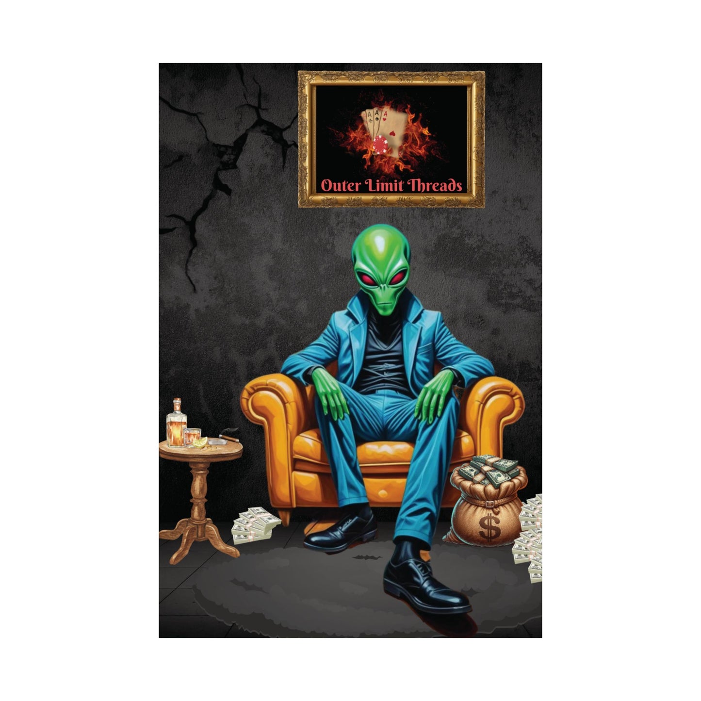 Outer Limit Threads Matte Vertical Posters