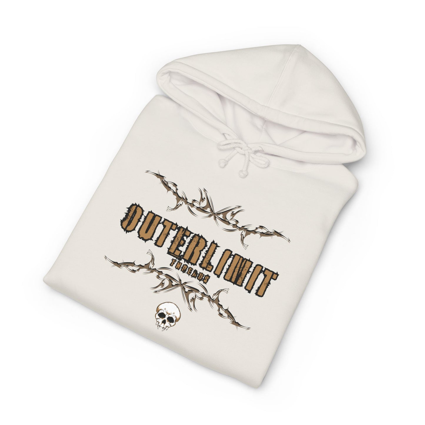OuterLimits Skull Graphic Hoodie — Gothic Streetwear Pullover