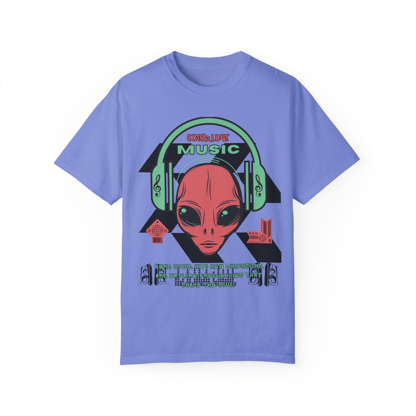 Unisex Music Festival Alien T-shirt