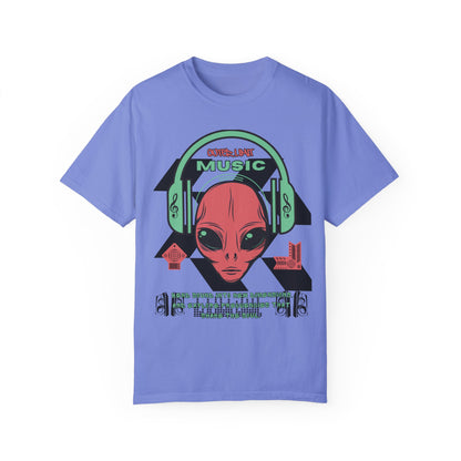 Unisex Music Festival Alien T-shirt