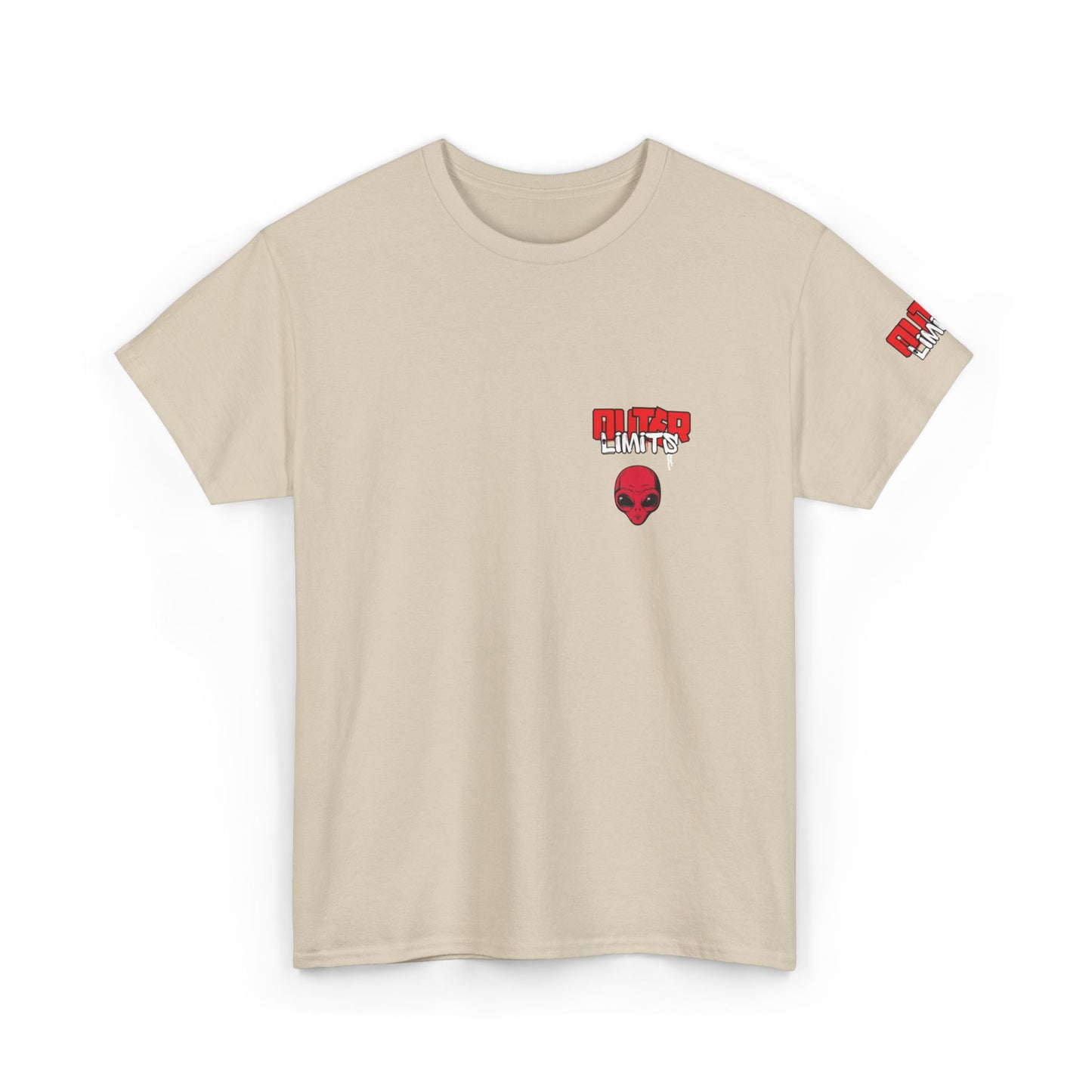 Red Alien Outer Limits Tee