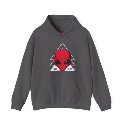 Outer Limits Red Alien Hoodie