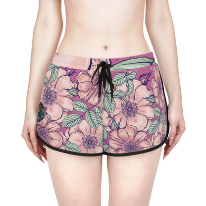 Relaxed Shorts - Outer Limits Flower Design