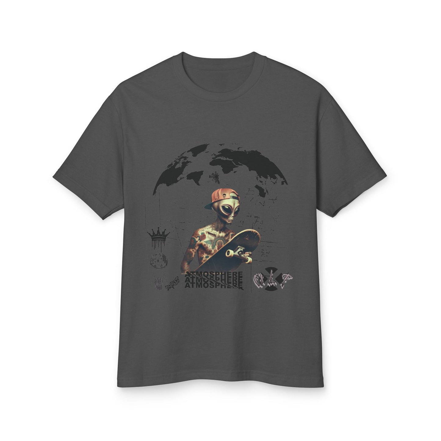 outer limits alien skate shirt