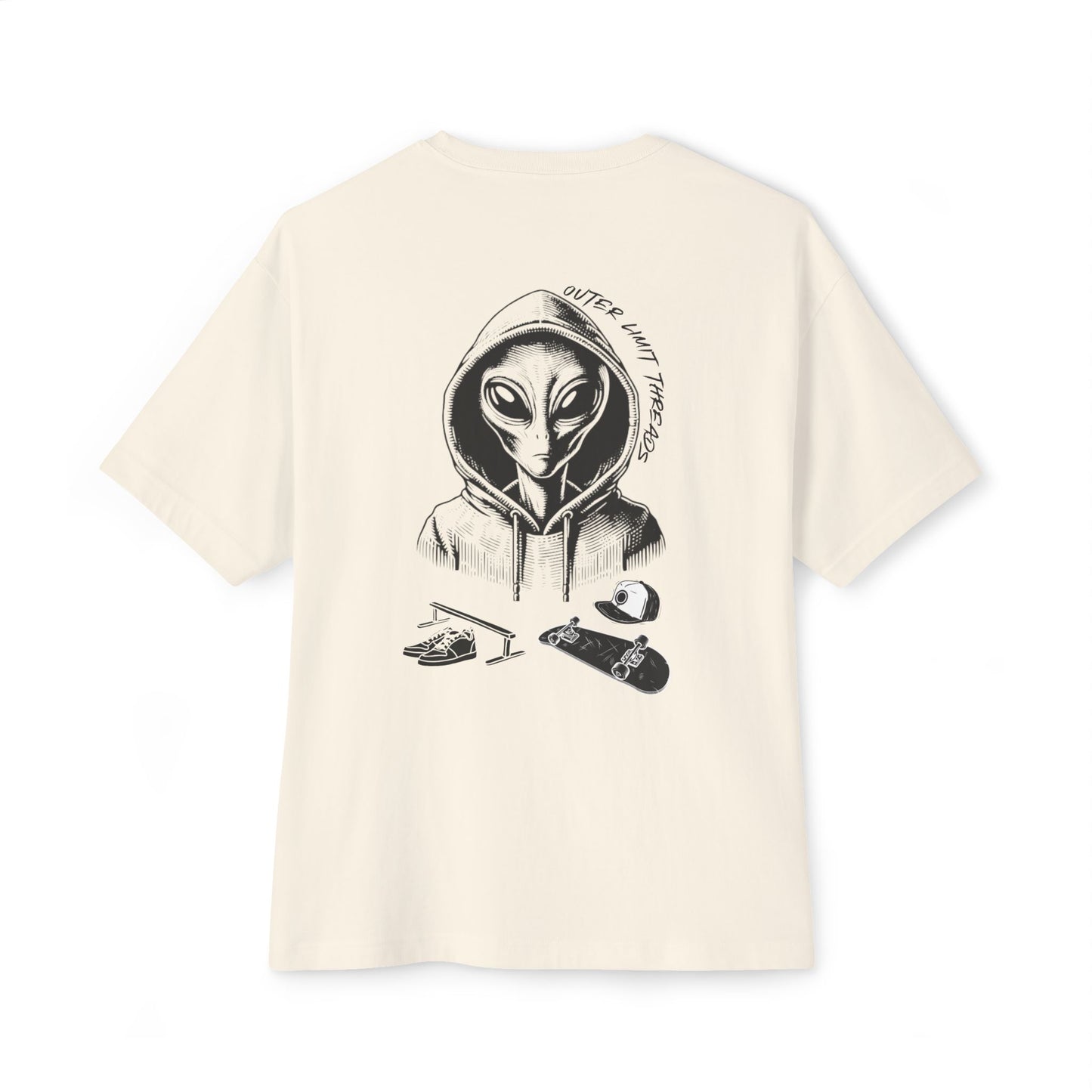 outer limits skate Oversized Boxy Tee
