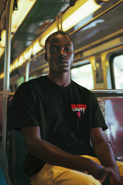 Red Alien Outer Limits Tee