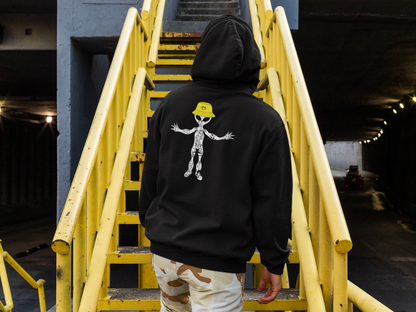 Three-Panel Fleece Hoodie