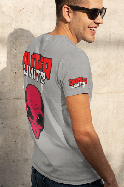 Red Alien Outer Limits Tee