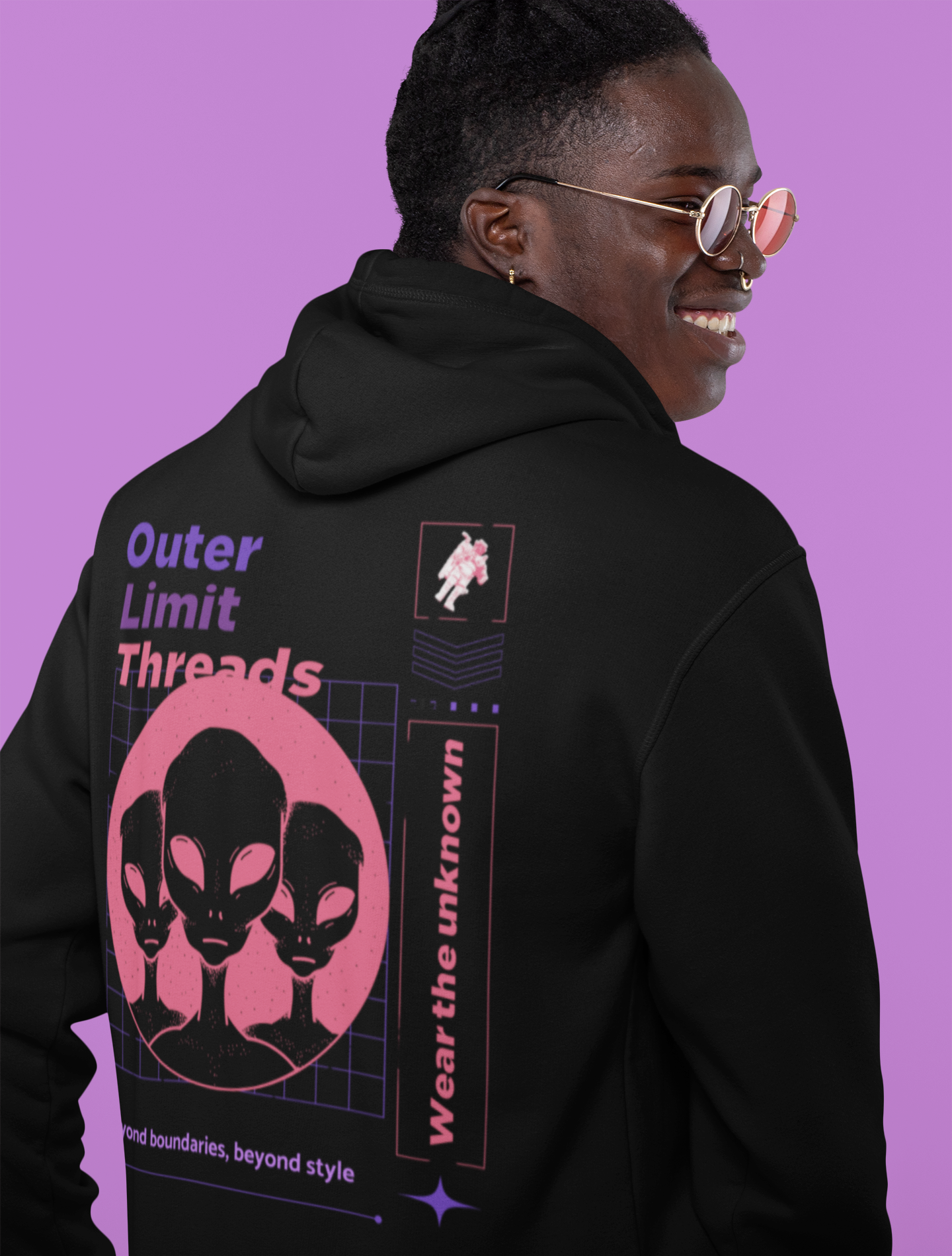 outer limits alien hoodie