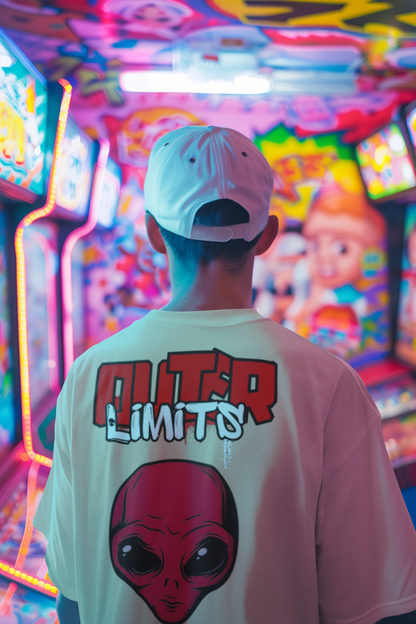 Red Alien Outer Limits Tee