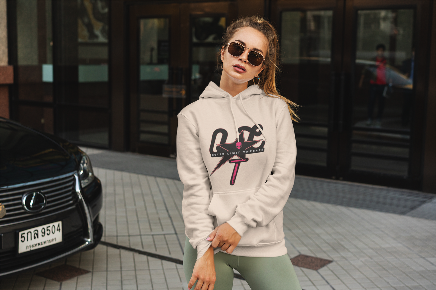 outer limit threads logo Hoodie