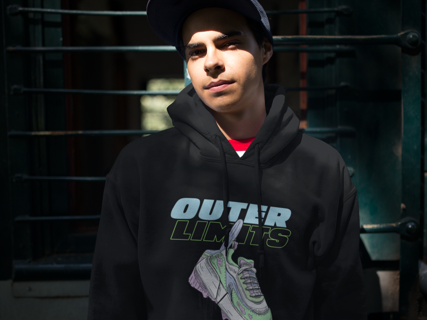 outer limits Shoe Design Hoodie