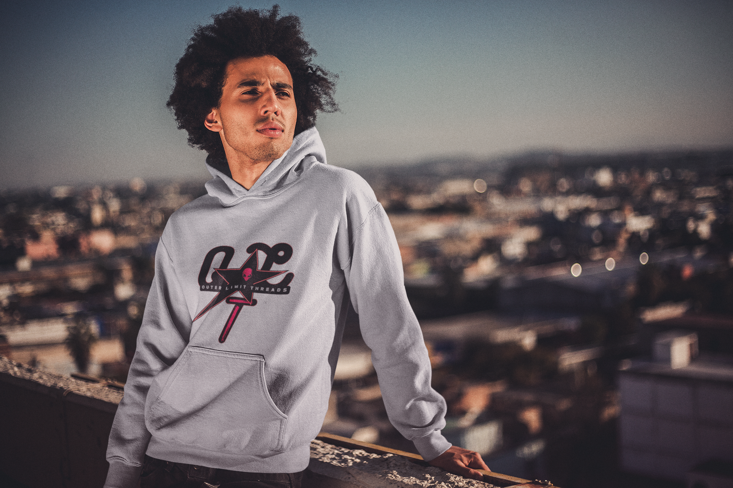 outer limit threads logo Hoodie
