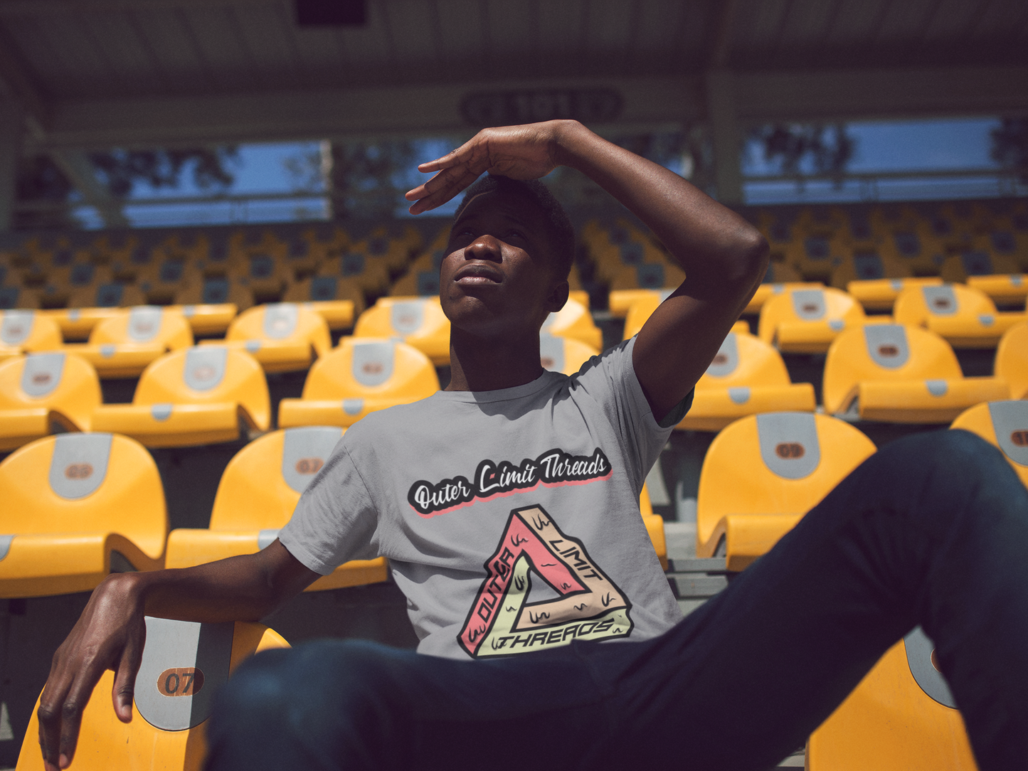 Outer Limit Threads Logo Design tee