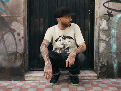 outer limits alien skate shirt