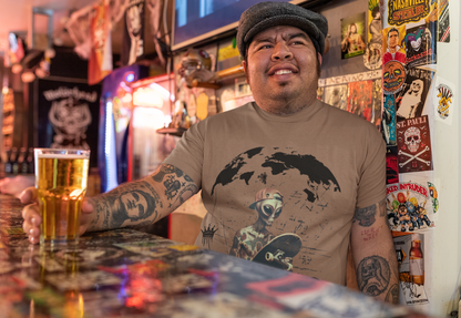 outer limits alien skate shirt