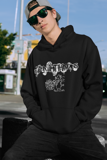 Three-Panel Fleece Hoodie